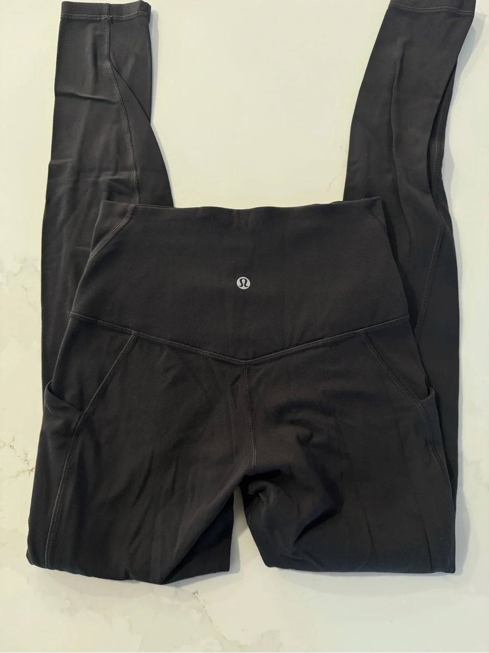 lululemon athletica Black High-Rise Leggings with Side Pocket